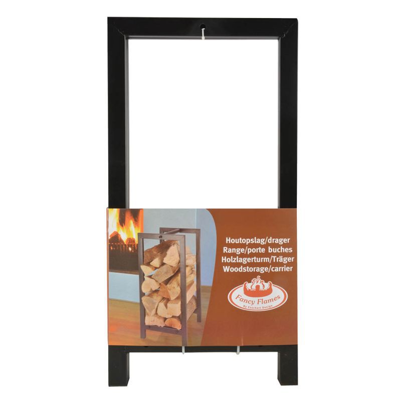 Fancy Flames - Houtopslag - Zwart - Zwart