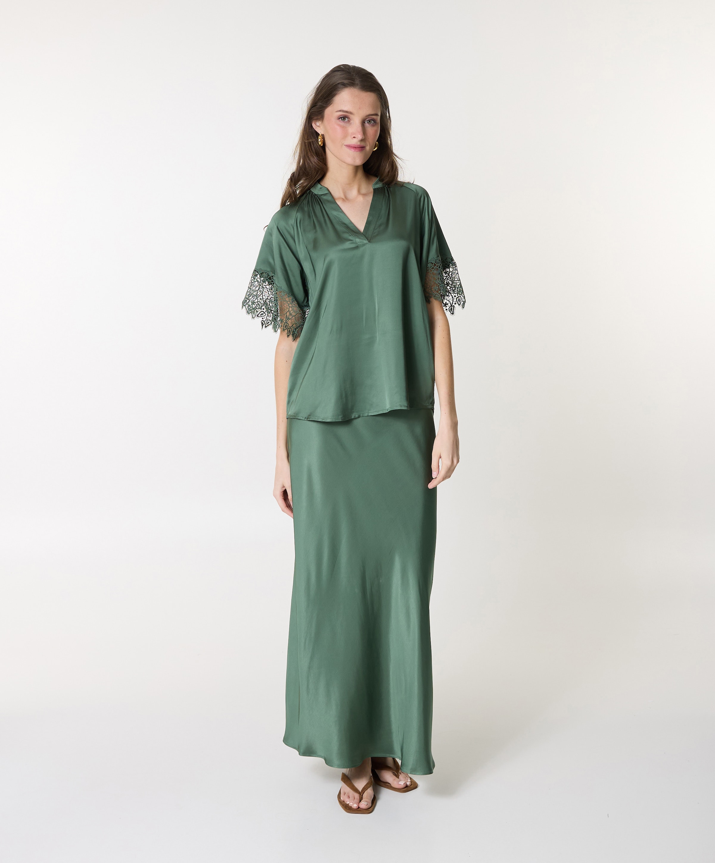 Bruuns Bazaar Dames blouse groen