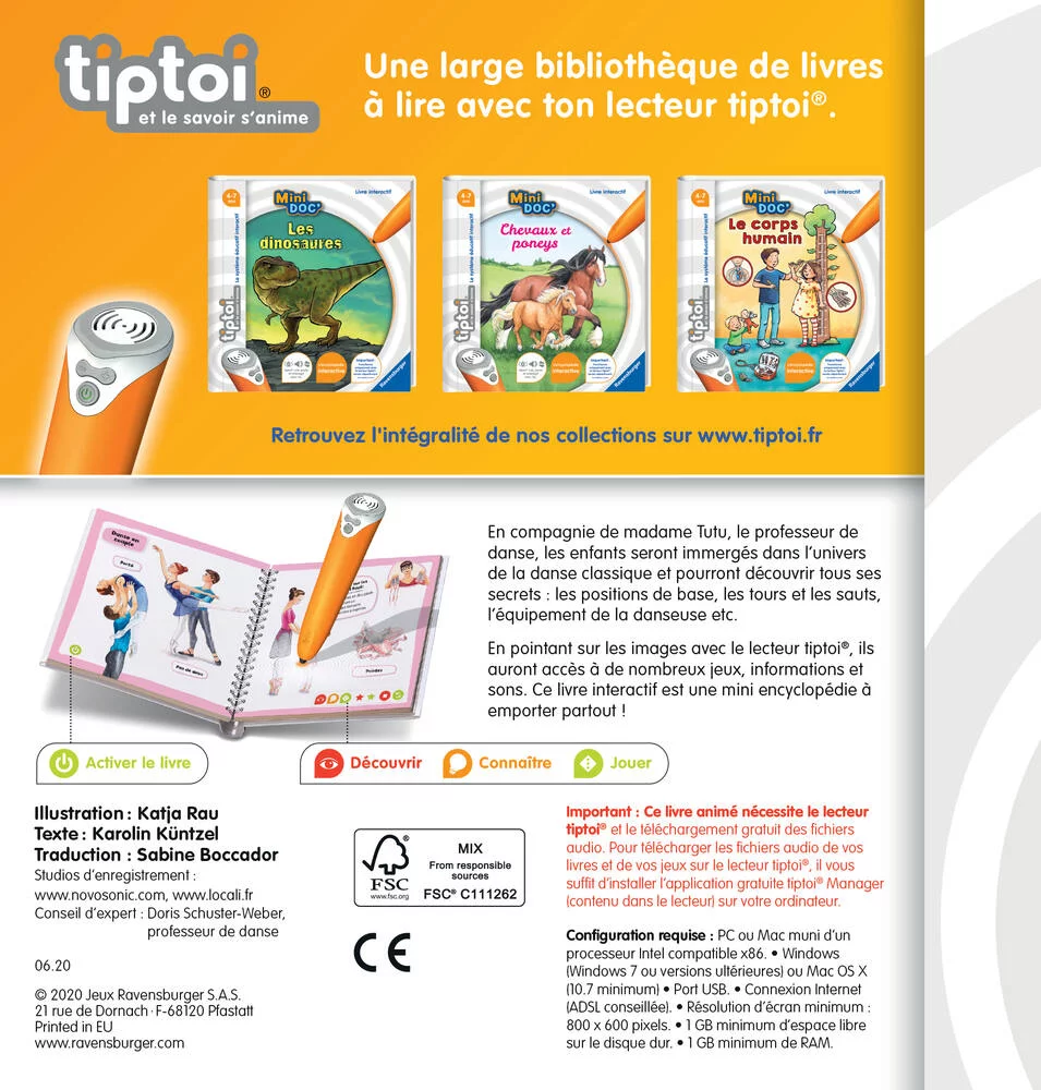 TIPTOI MINI DOC DANSE