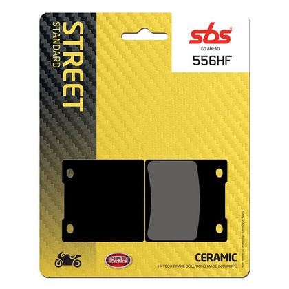 Plaquettes de freins SBS 556HF Organique avant/arrière (selon modèle)
