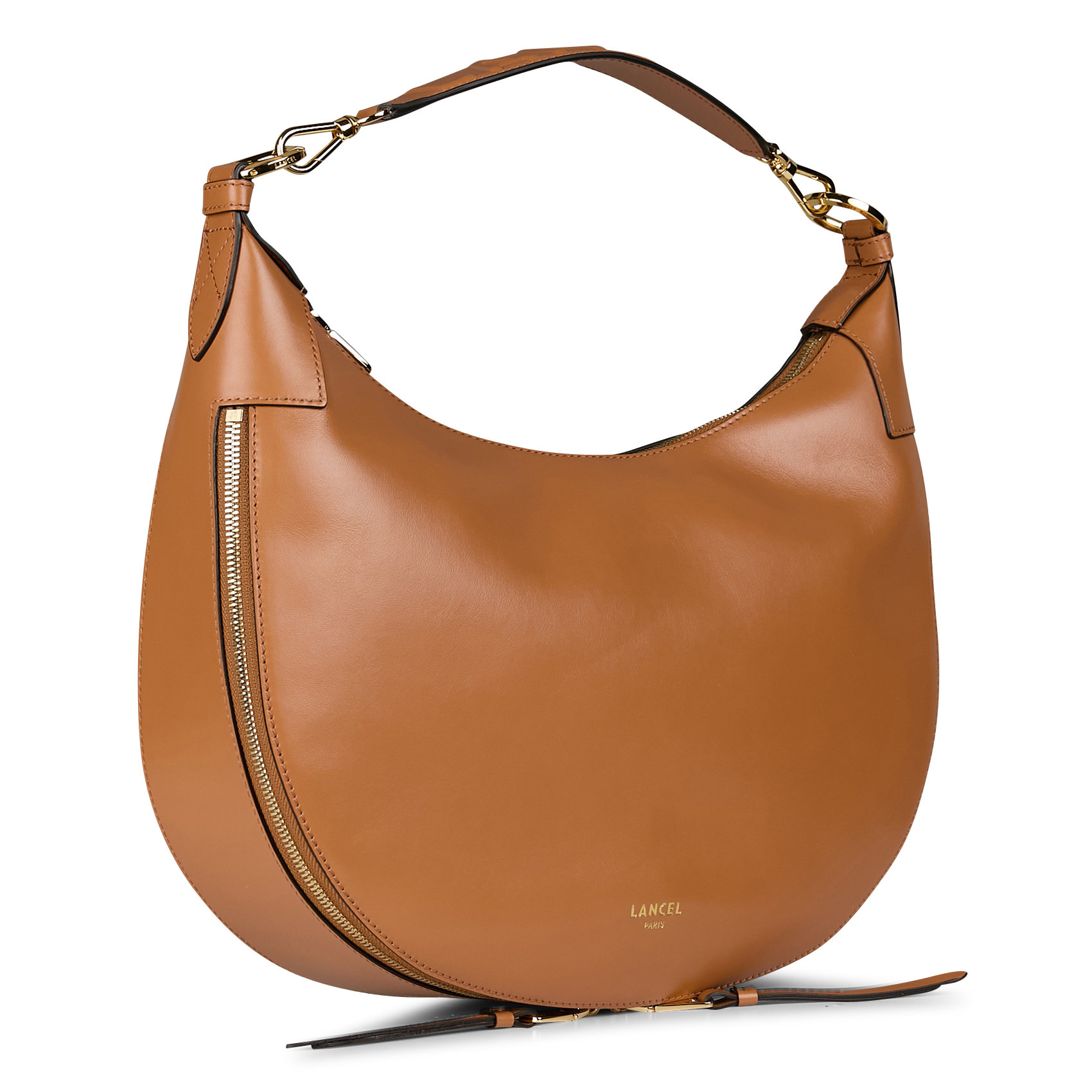 ORIGAMI M - Sac hobo en cuir| Beige