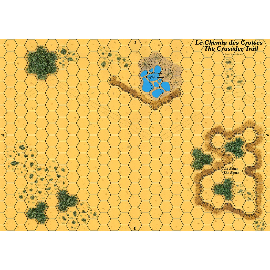Cry Havoc - Carte Le Chemin des Croisés
