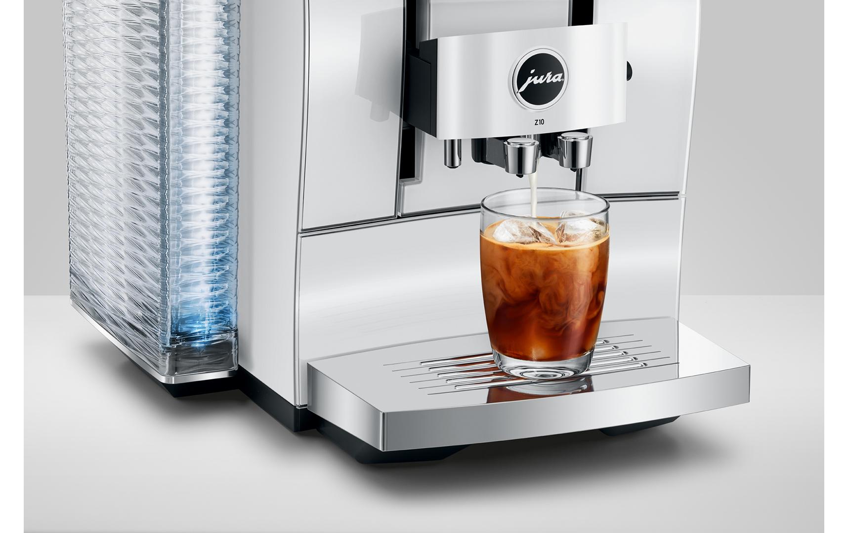 Kaffeevollautomat Z10 Diamond White (SA)<br>Zweitassen-Vollautomat für verschiedene Kaffee- und Milchgetränke