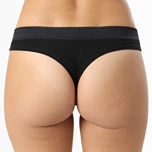 Lot De 3 Strings Femme 50480163 Noir Blanc Beige