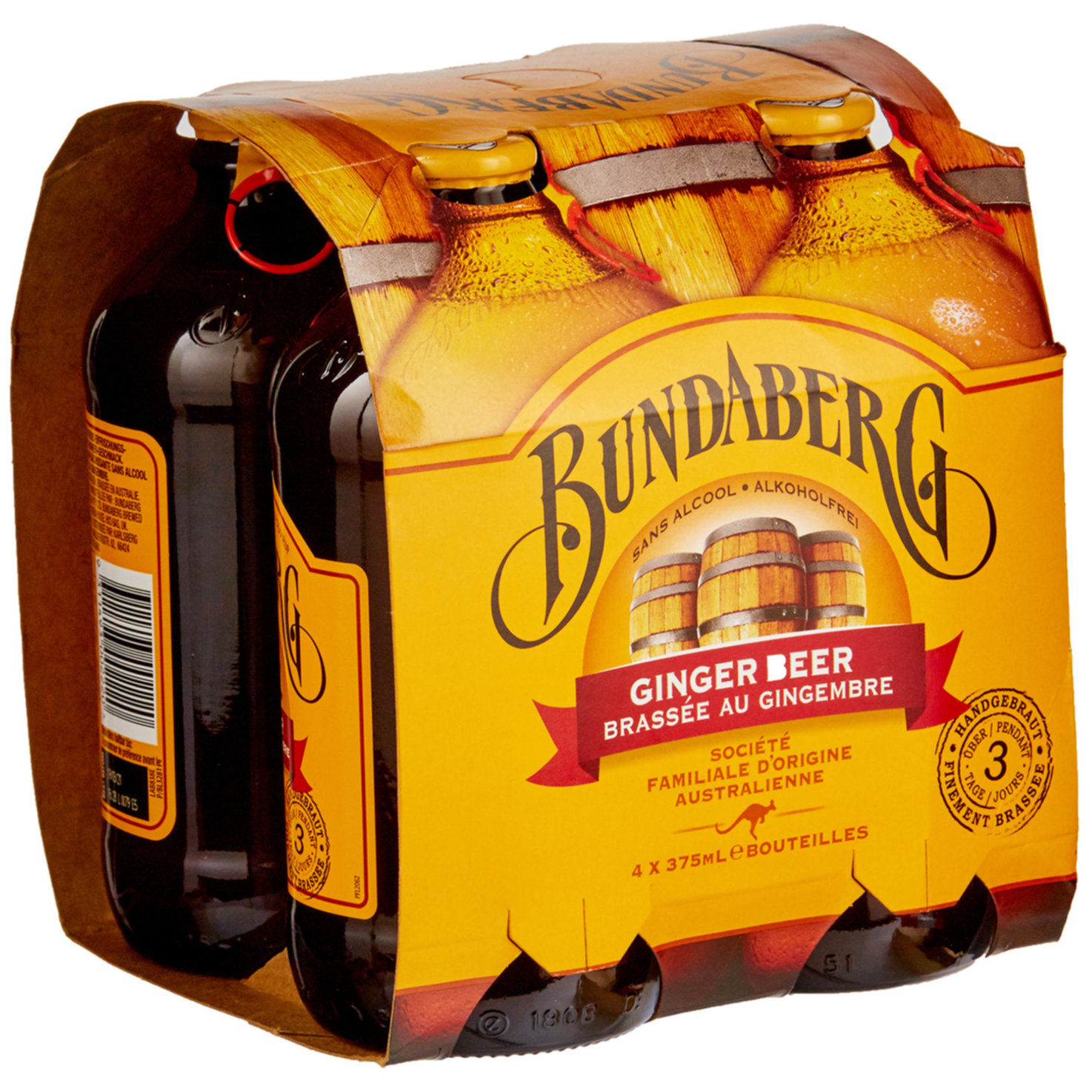 Bundaberg Ginger Beer 4x37.5cl -150cl