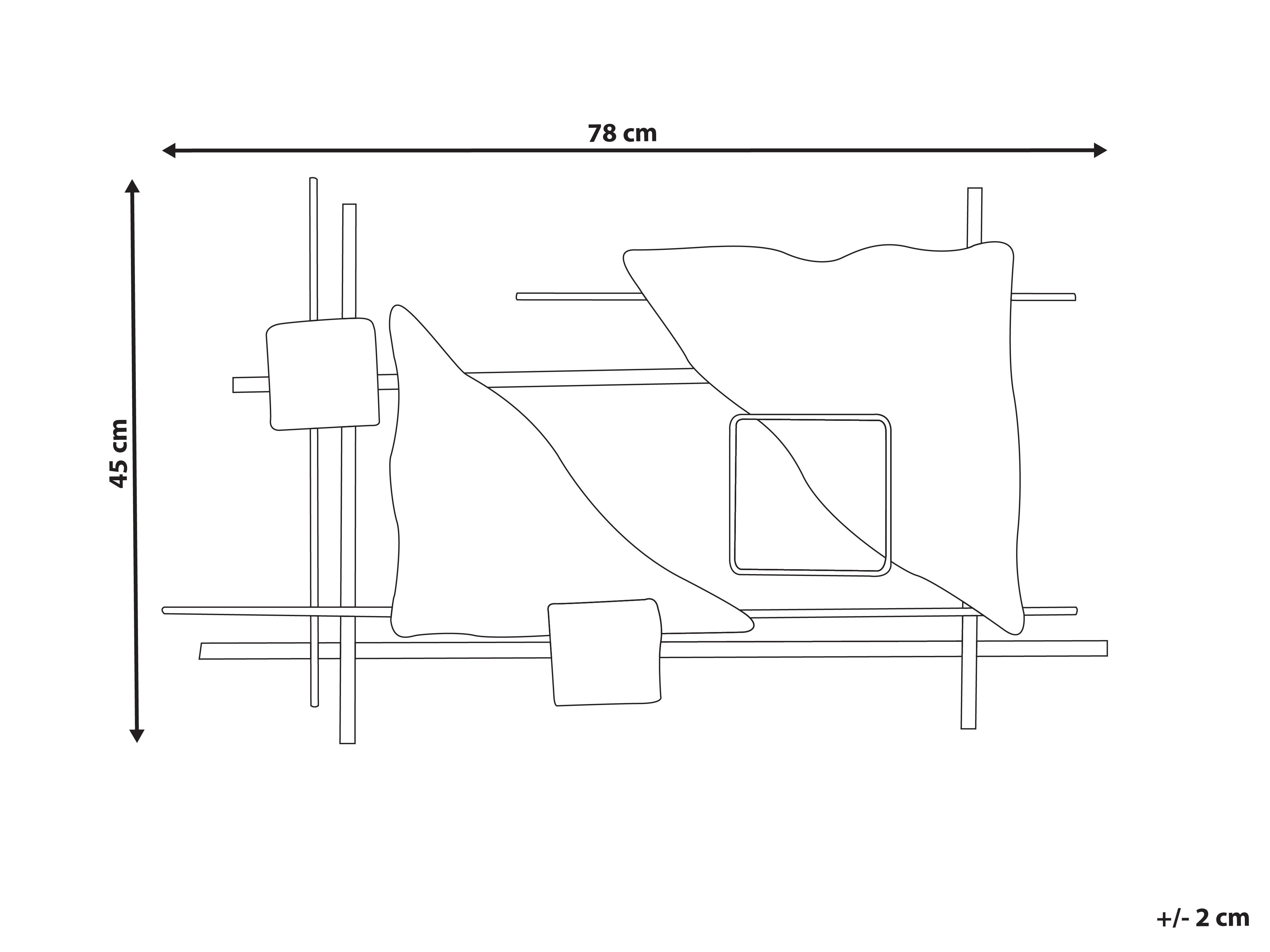Wanddecoratie PORTMARNOCK Metaal 45 cm Meerkleurig