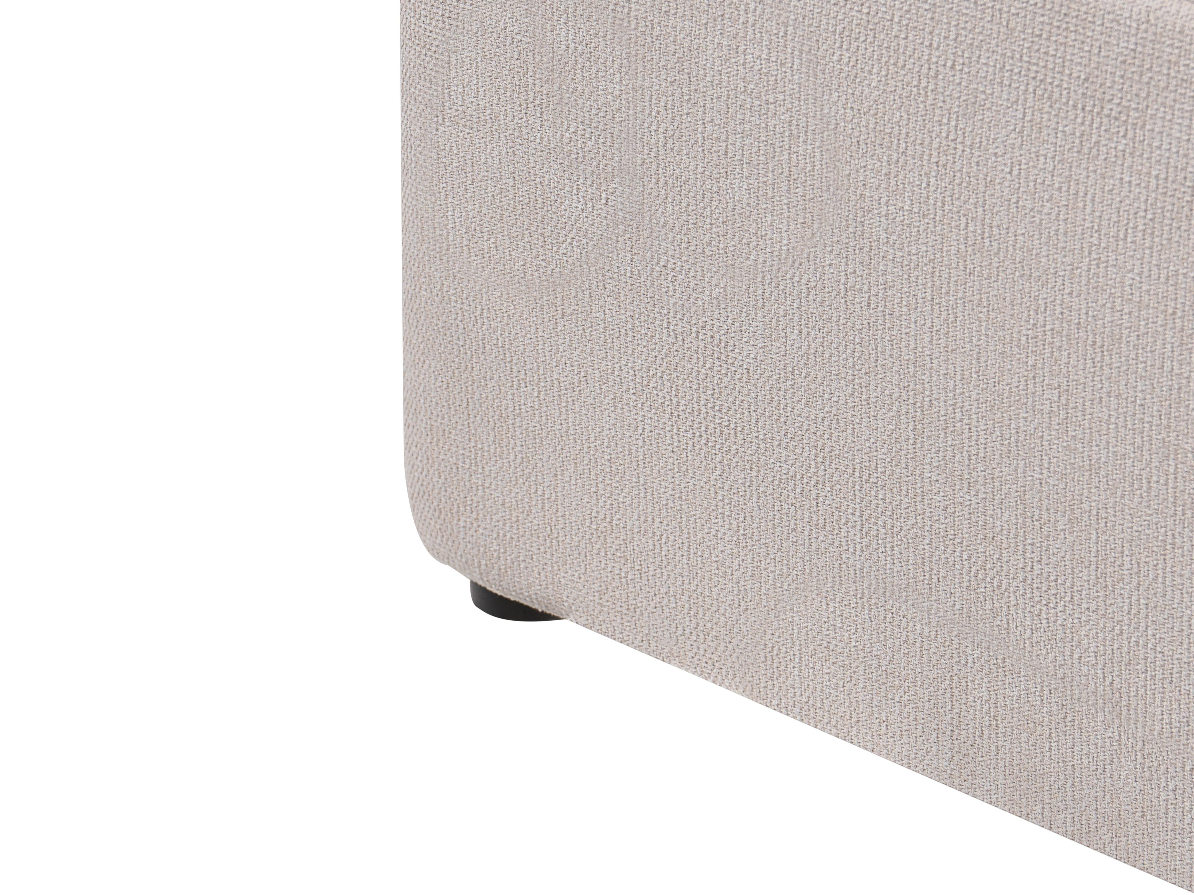 Bed met opbergruimte Stof QUIBERON 180 x 200 cm Taupe