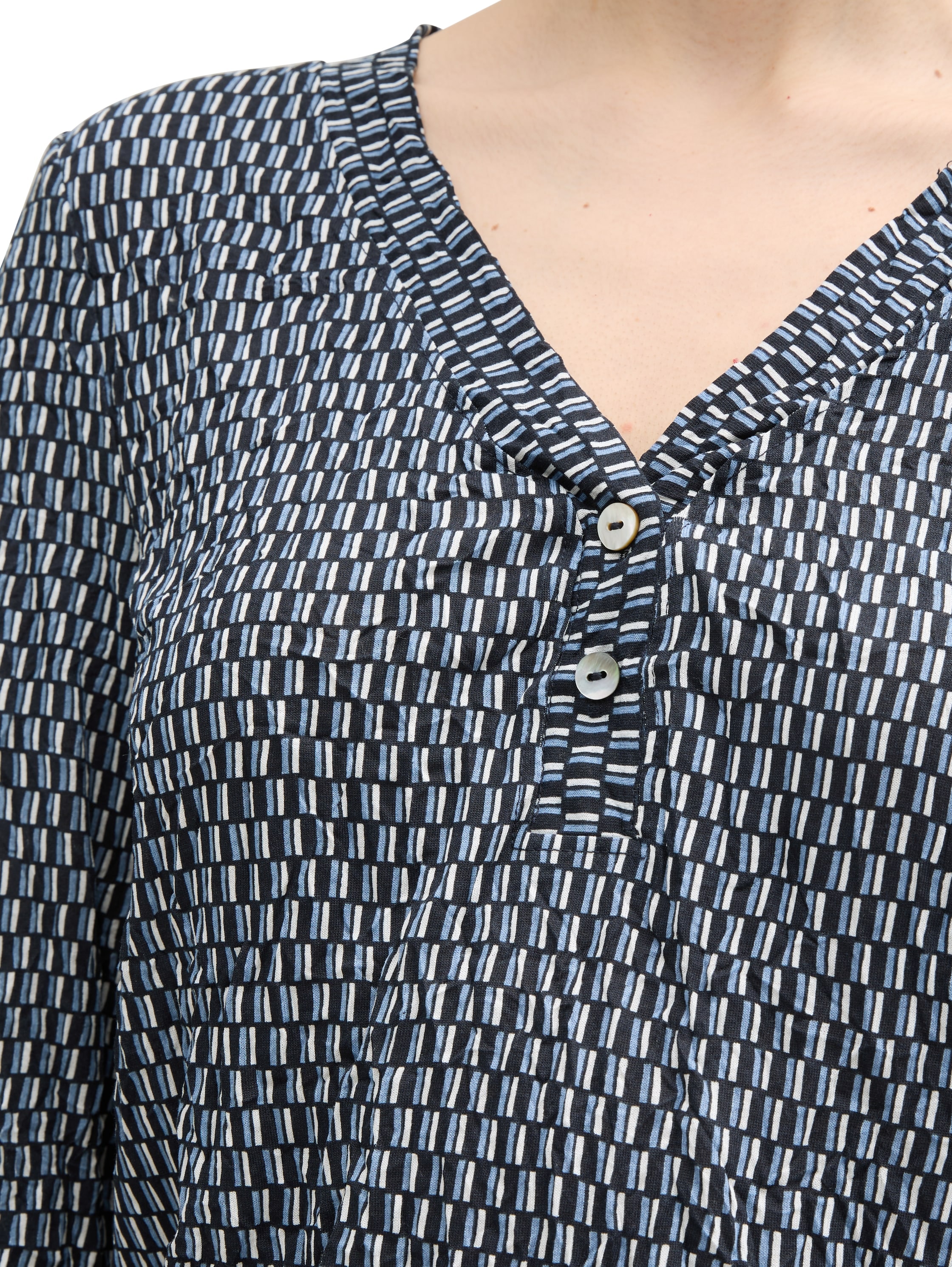 TOM TAILOR Blusenshirt , in Crinkle Optik