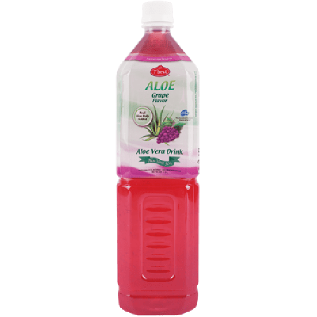 T'Best Aloe Vera Drink met Druivensmaak 1500ml