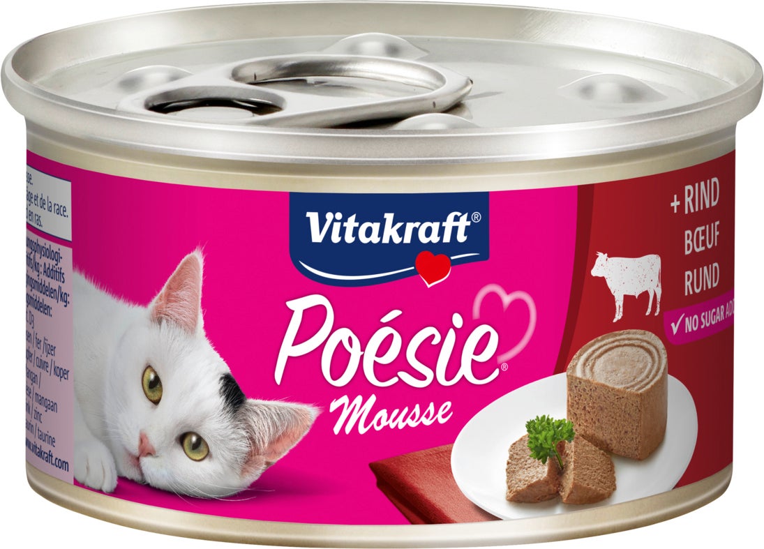 Vitakraft kattenvoer mousse Poésie rund 85 g