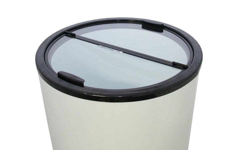 Kühlschrank Party Cooler KS90M Oben<br>Mobile Gefriertruhe