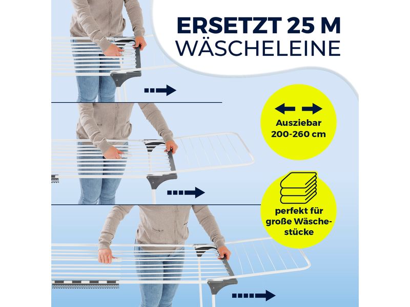 EASYmaxx Standtrockner 25 m Wäschetrockner