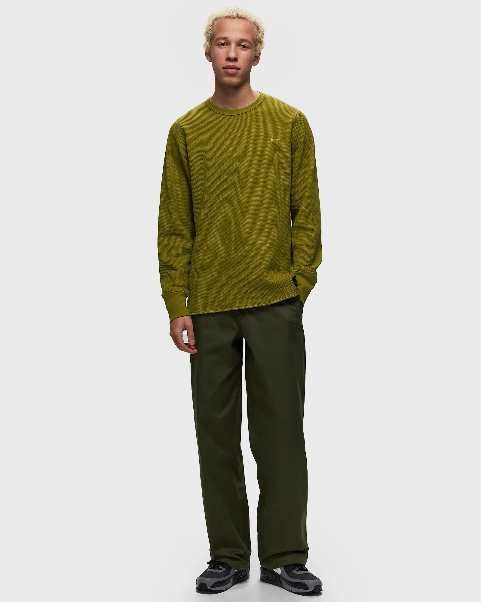 Nike Life Long-Sleeve Heavyweight Waffle Top