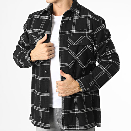 Surchemise Oversize A Carreaux Gordon Noir