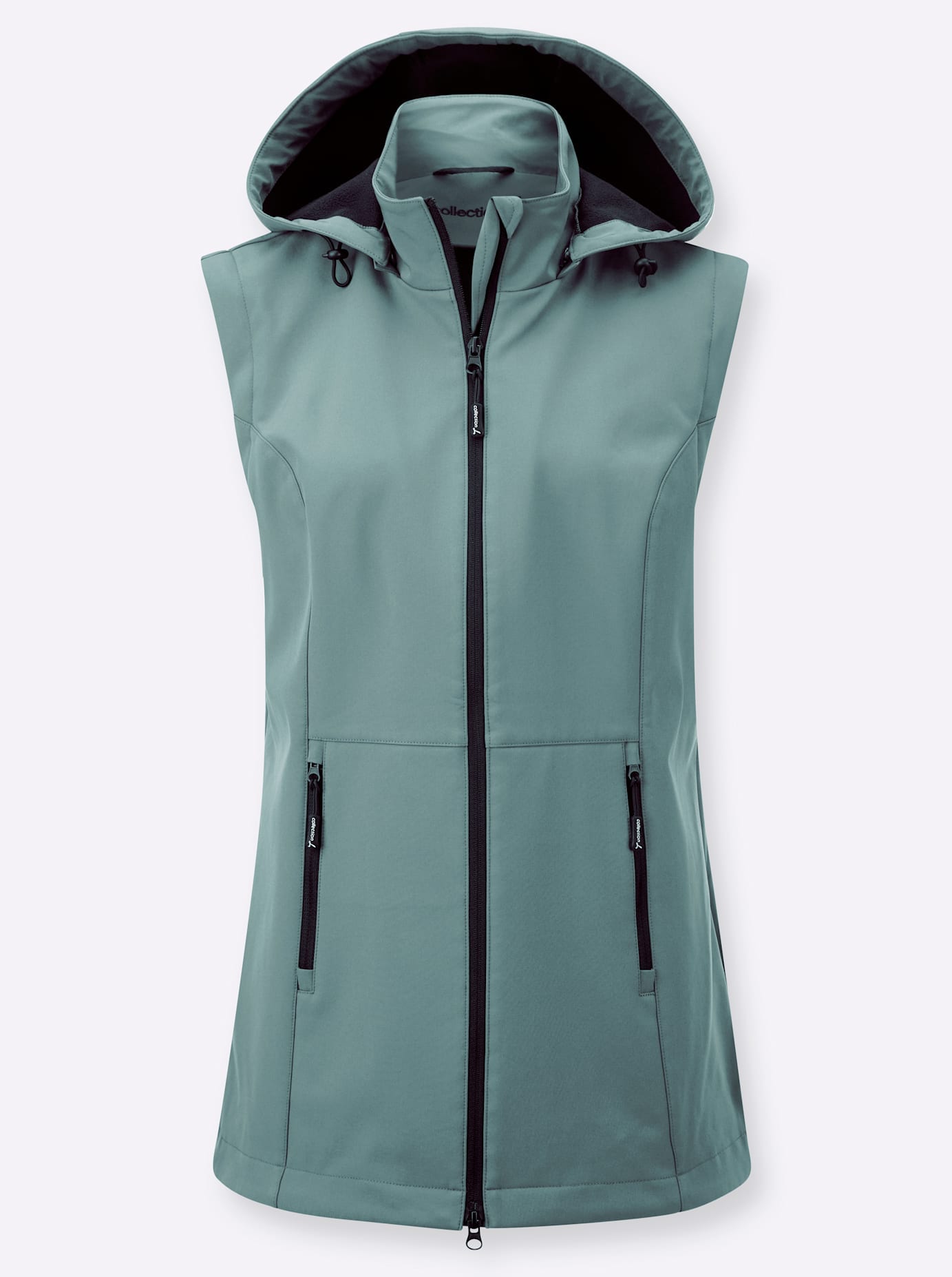 Casual Looks Softshelljacke mit Kapuze