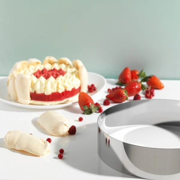 Cercle à vacherin inox 28 cm Gobel