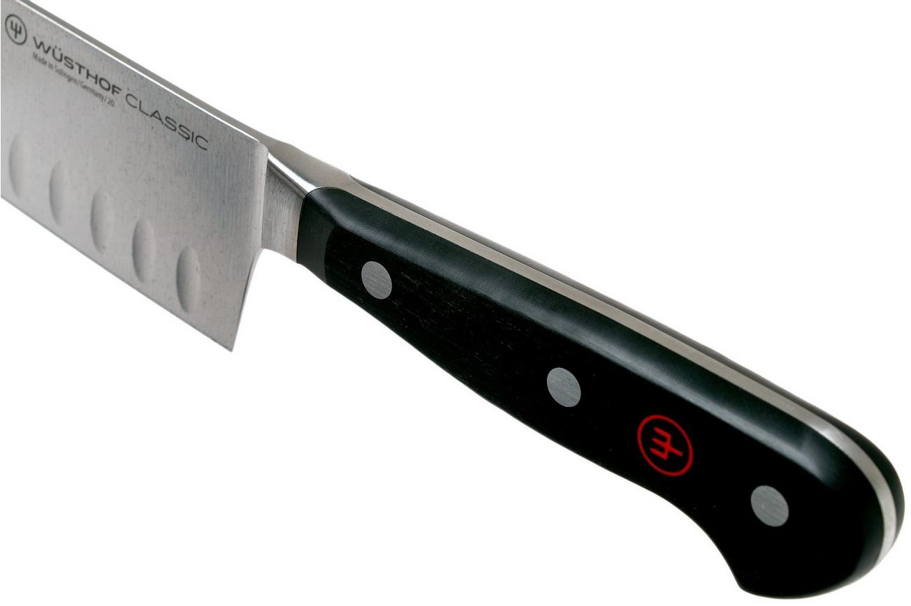 Wüsthof Classic santoku met kuiltjes 17 cm, 1040131317