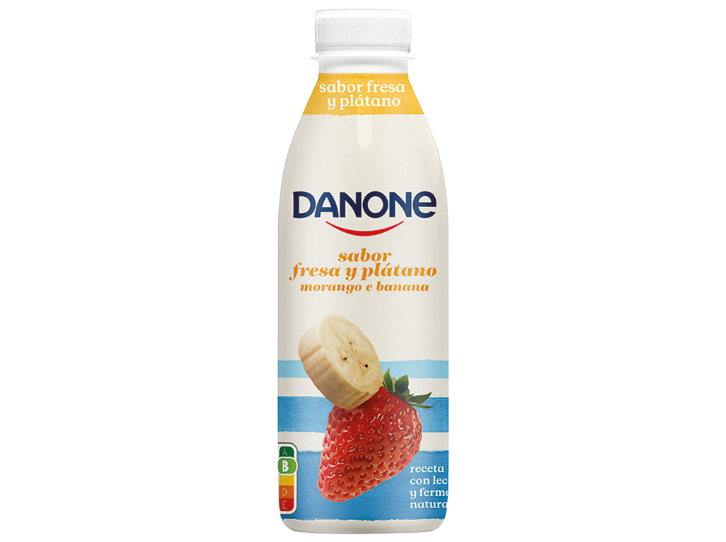 IOGURTE LIQUIDO DANONE MORANGO BANANA 550G