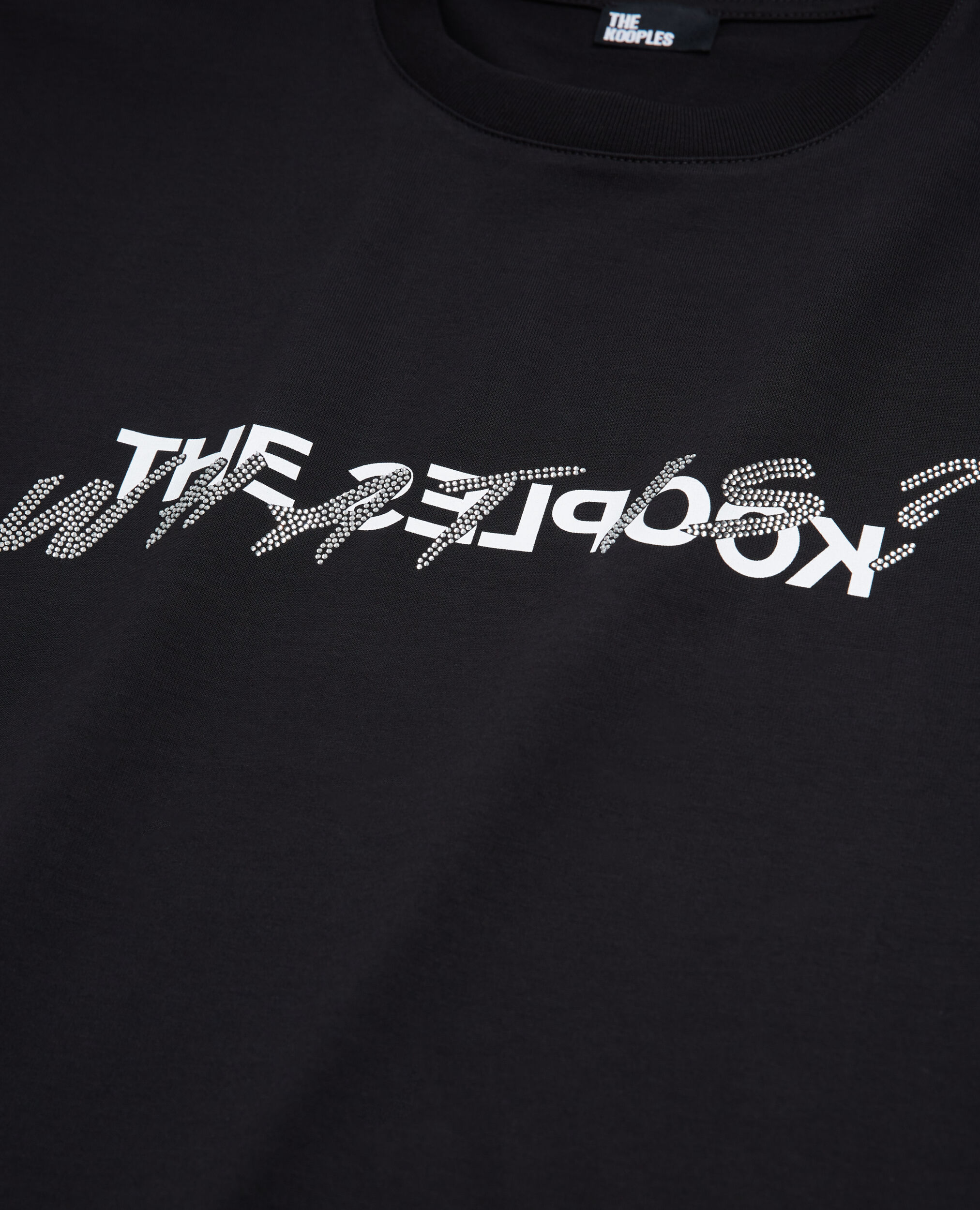 T-shirt What is à strass noir
