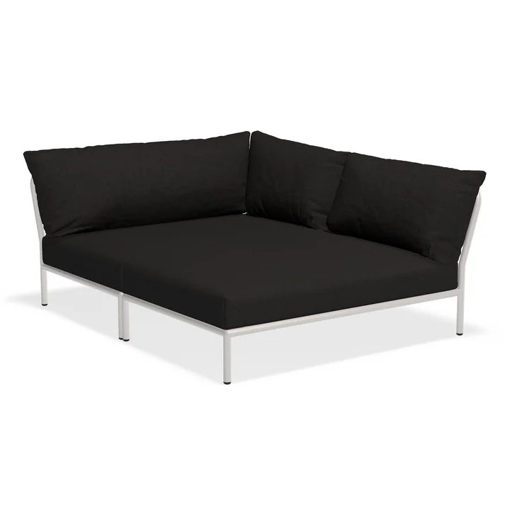 HOUE - Level 2 Cozy Sofa, rechts, muted white / charcoal