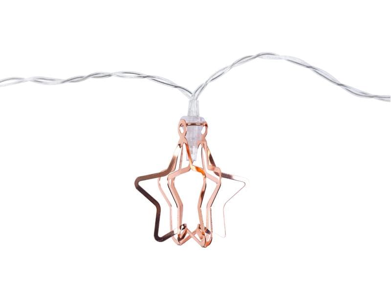 COCON LED-Lichterkette Sternenringe, 135 cm Dekorative Weihnachtsbeleuchtung