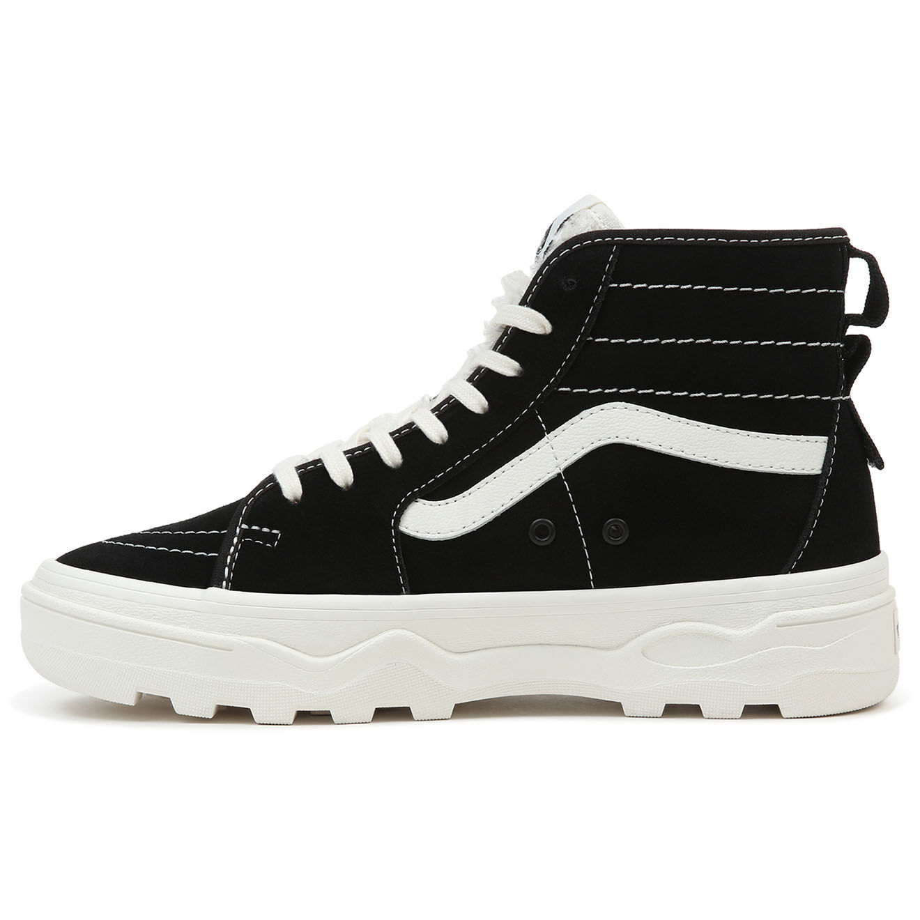 Vans Baskets en Velours de Cuir Sentry SK8-Hi WC fourrées noires