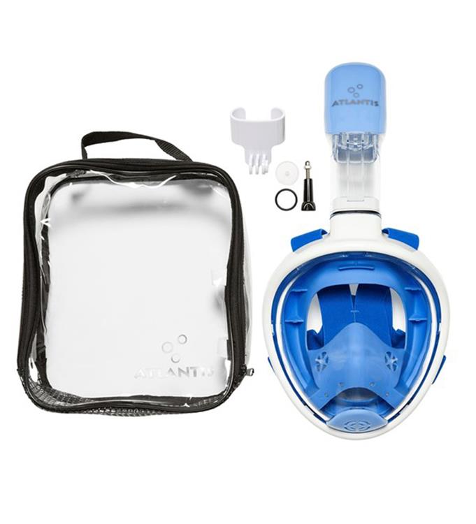 Atlantis Junior Wit Blauw Snorkelmasker