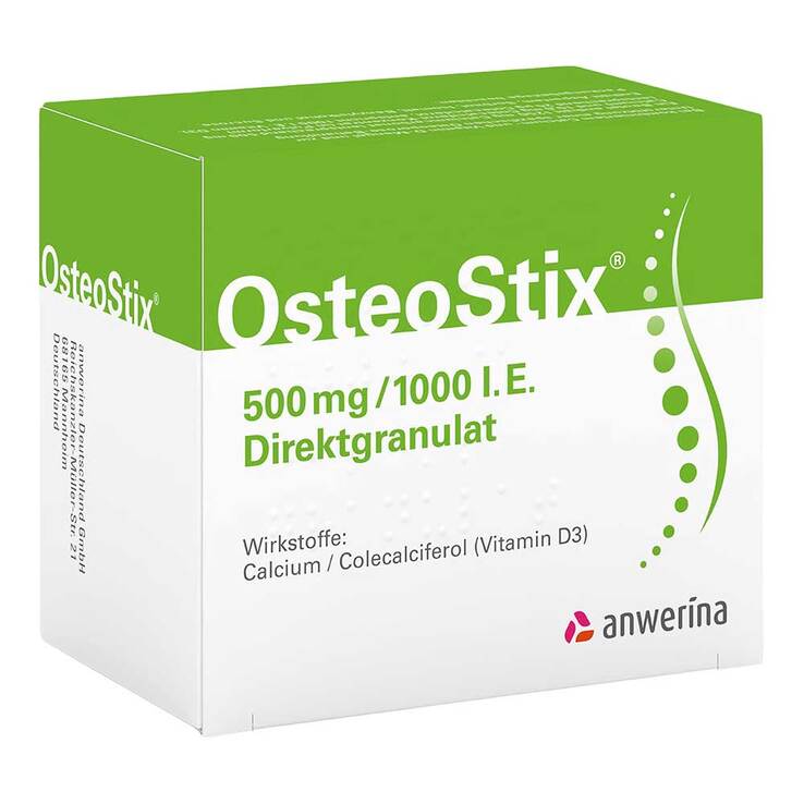 Osteostix 500 mg / 1000 I.E. Direktgranulat Beutel, 120 St