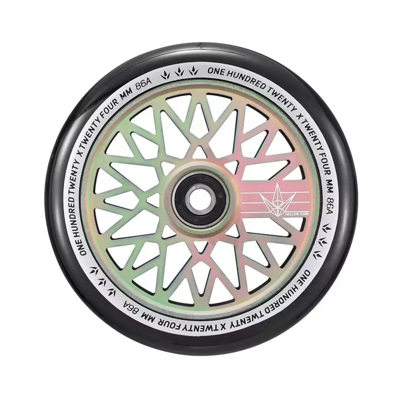 Roue Trottinette BLUNT Diamond Hollow Core 120mm Matte Oil Slick/Noir