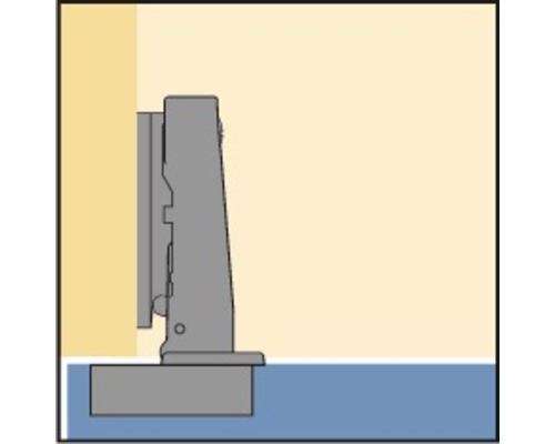 Intermat potscharnier Ø 35 mm, voor overhangende deuren, 1 stuk