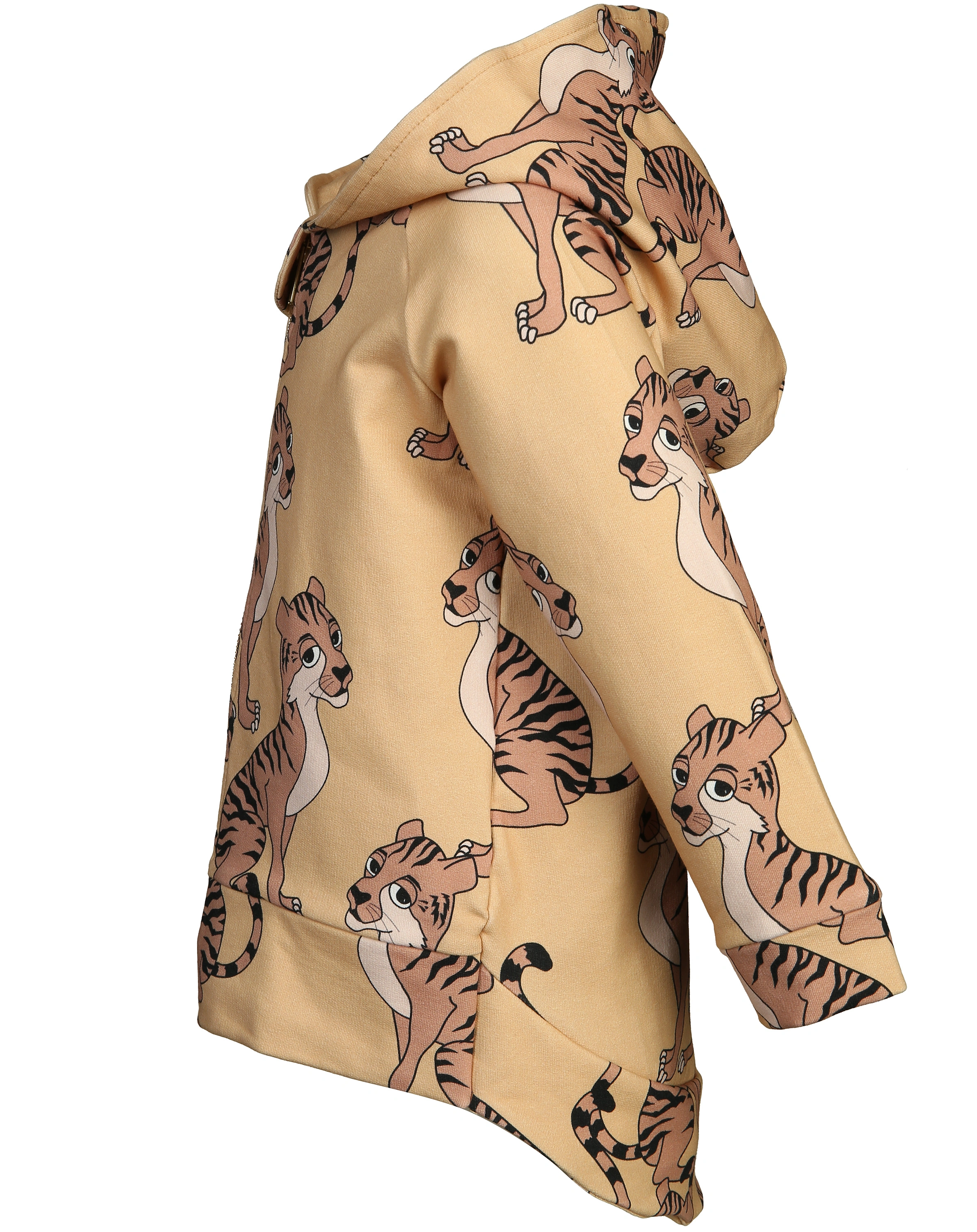 Kapuzen-Sweatjacke TIGER in yellow