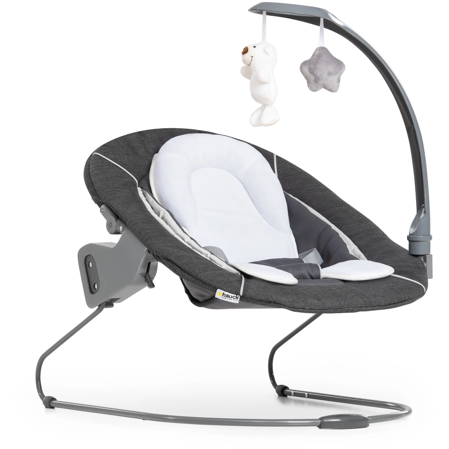 hauck Babyaufsatz Alpha Bouncer 2in1 Deluxe Melange Grey