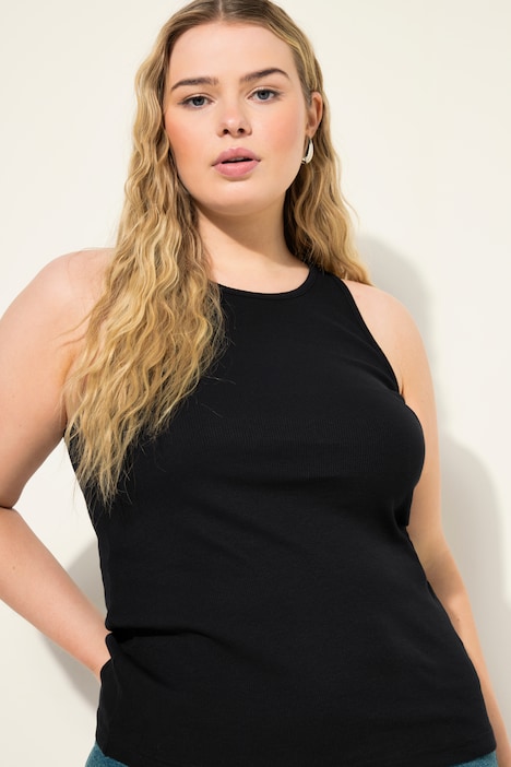 Tanktop, Slim Shape, Rippjersey