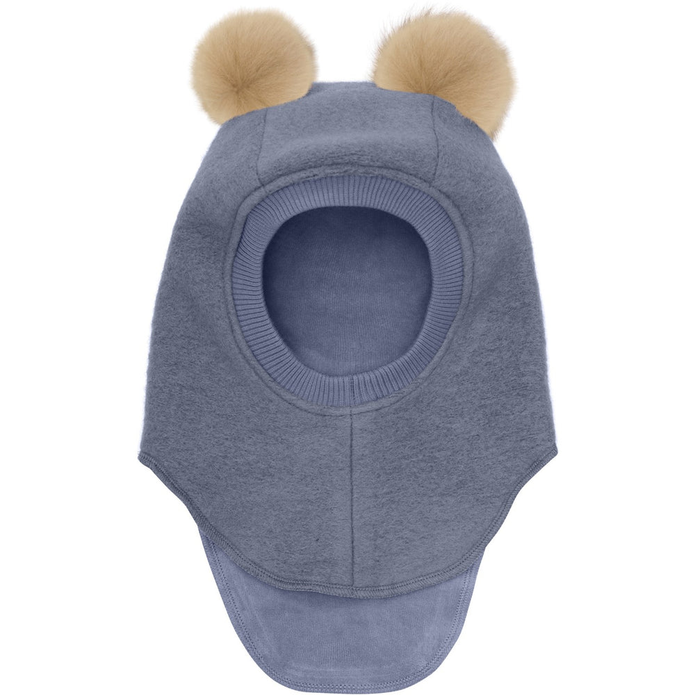 Køb Huttelihut Folkstone Gray Elefanthue Uld Alpaca Pompoms