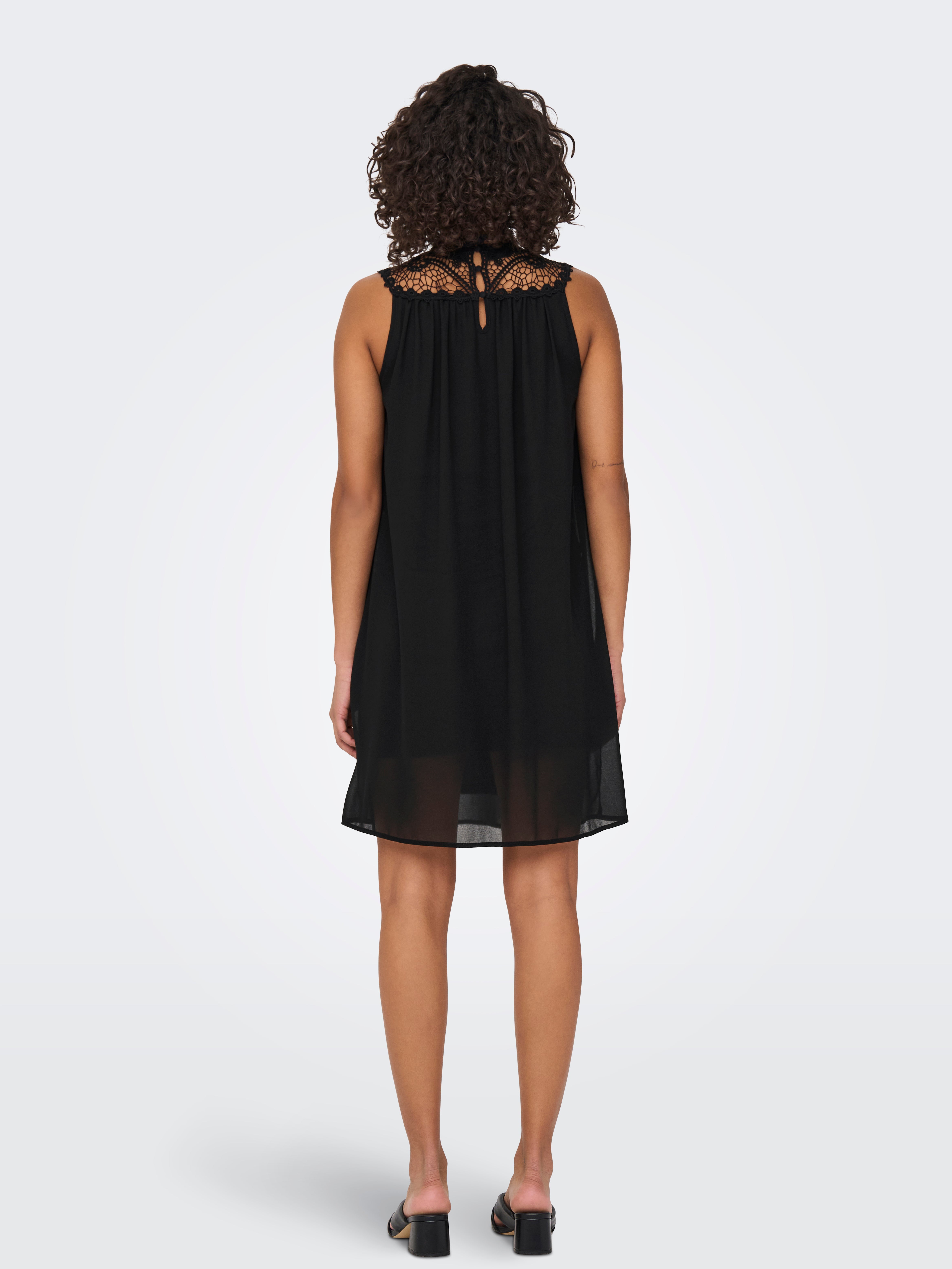 OLMNEW Kurzes Kleid Black