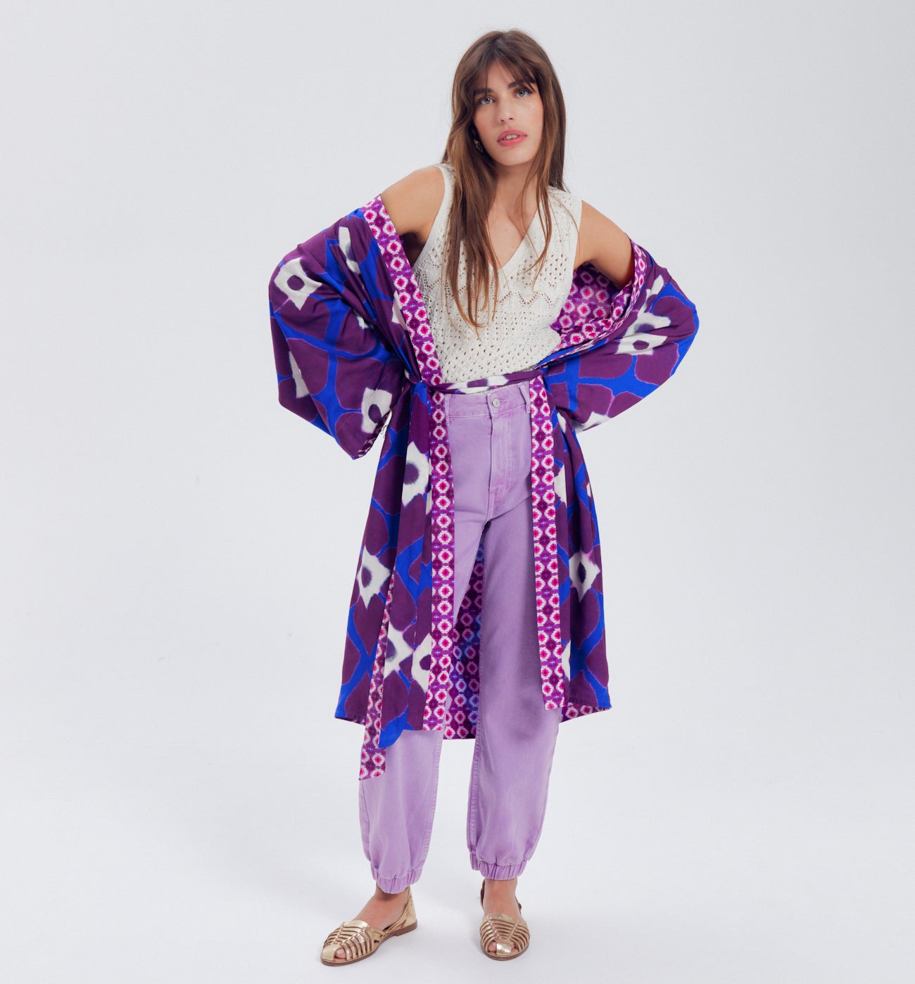 LE KIMONO REVERSIBLE - Imprimé multicolore
