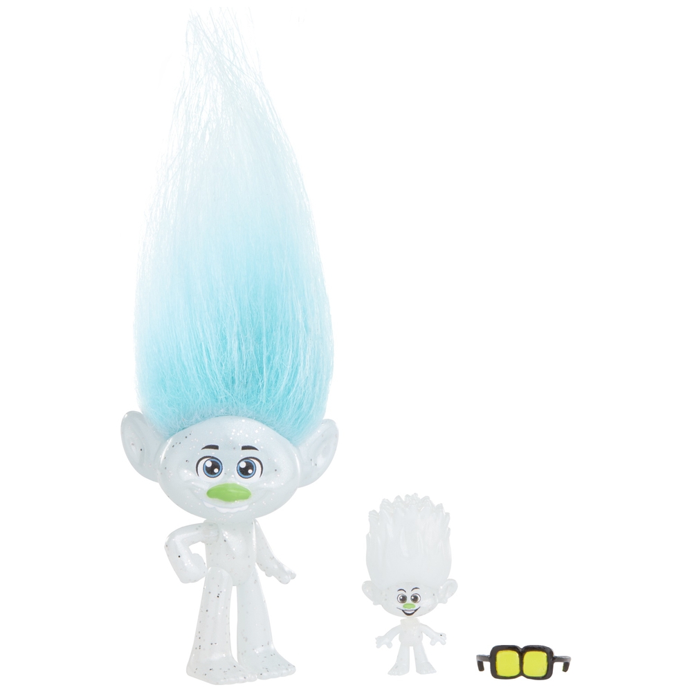 Trolls 3 Band Together Guy Diamond und Tiny Diamond Kleine Puppe