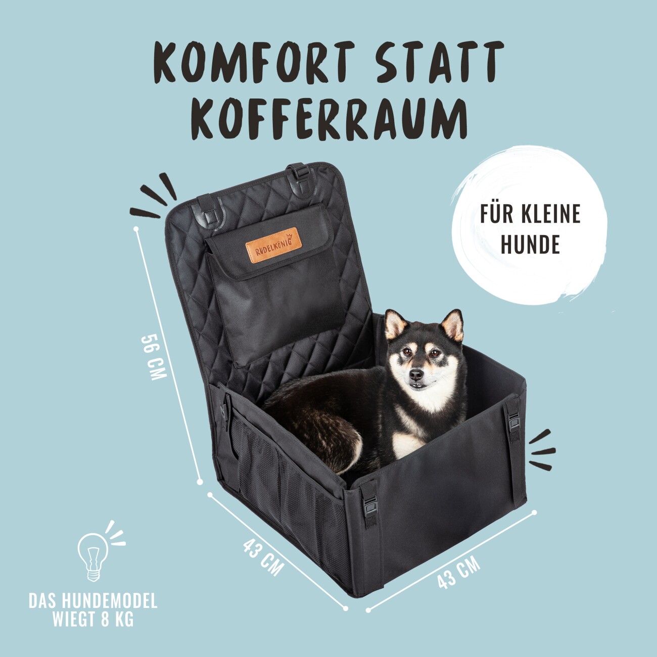 Rudelkönig Autositz – Komfortabler Hundesitz fürs Auto