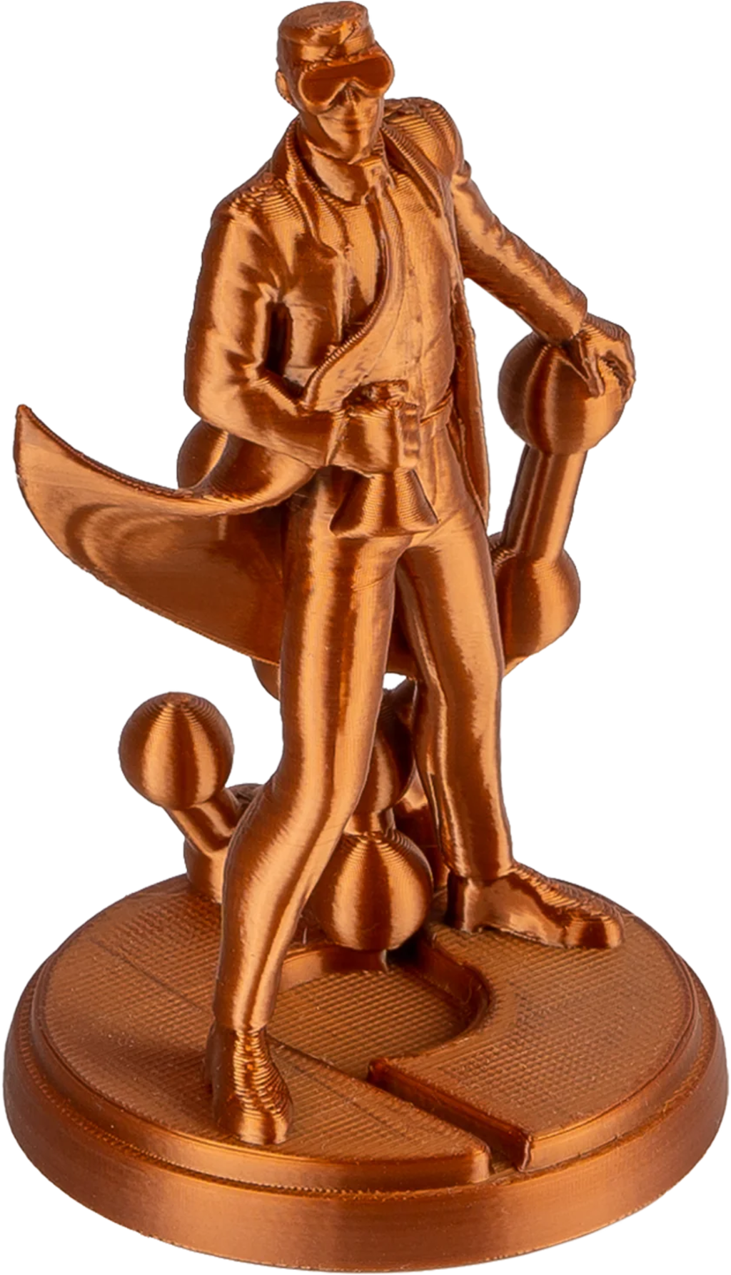 Polymaker  Panchroma™ PLA Silk Bronze, 1,75 mm / 1000 g    Der Glanz der Eleganz in Bronze