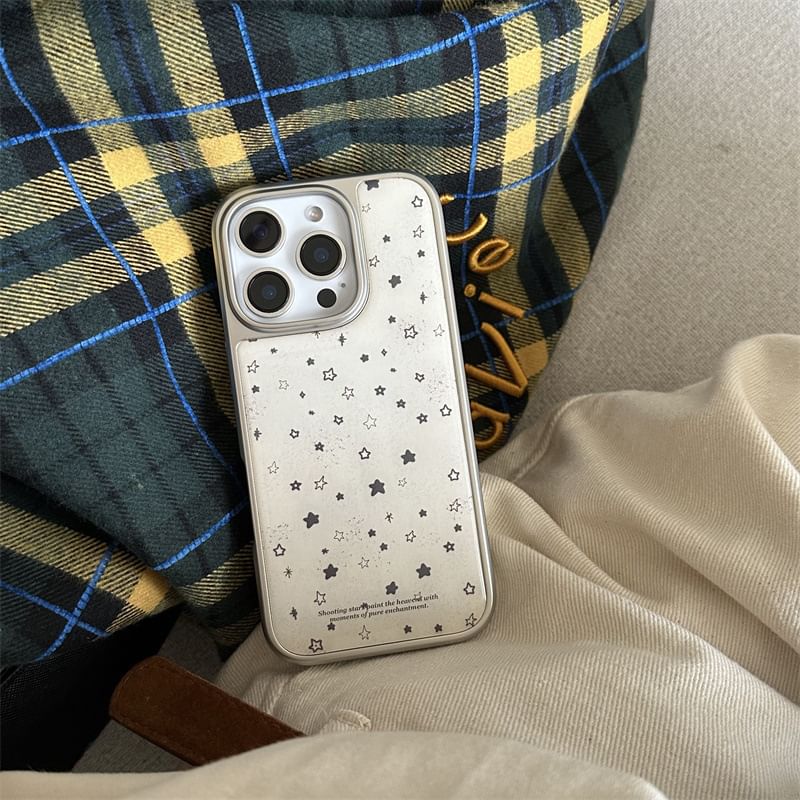 Elliure - Star telefoonhoesje - iPhone 16 Pro Max / 16 Pro / 16 Plus / 16 / 15 Pro Max / 15 Pro / 15 Plus / 15 / 14 Pro Max / 14 Pro / 14 Plus / 14 / 13 Pro Max / 13 Pro / 13 / 13 Mini