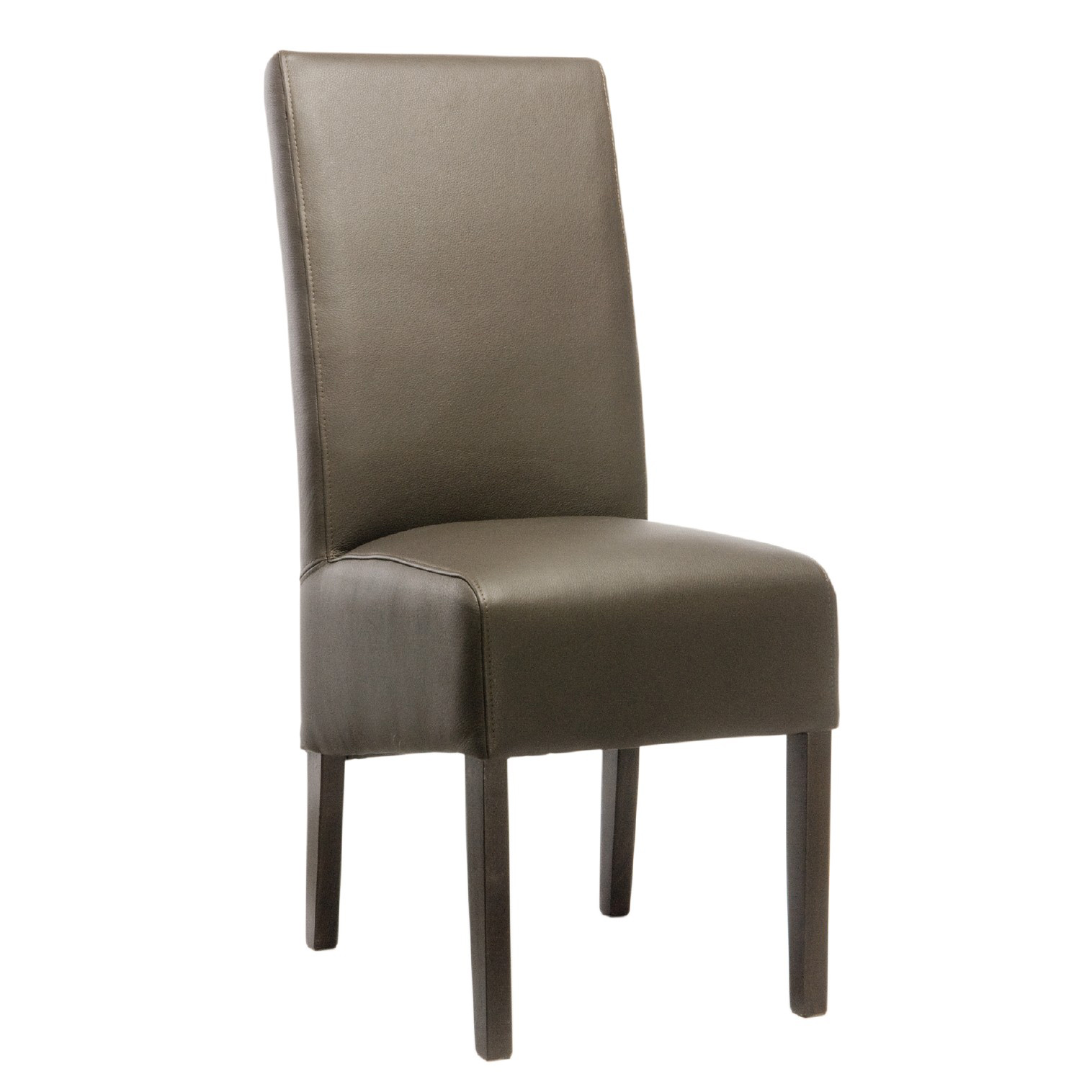 Lederstuhl 'Mendoza', caféfarben, L 59 cm, B 43 cm, H 102 cm von fischer's lagerhaus