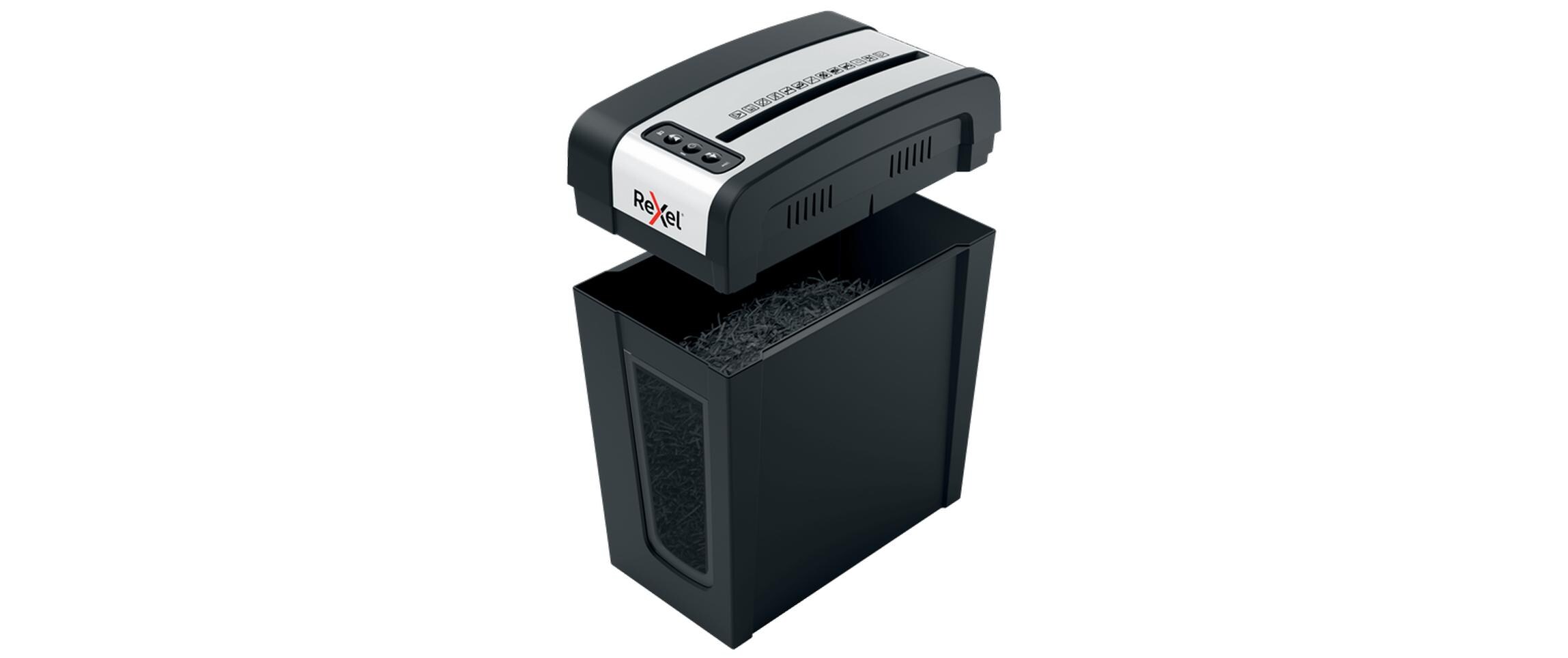 Aktenvernichter Rexel Secure MC4-SL Slimline P-5, 4 Seiten<br>Manueller Schredder für die sichere Vernichtung streng vertraulicher Unterlagen