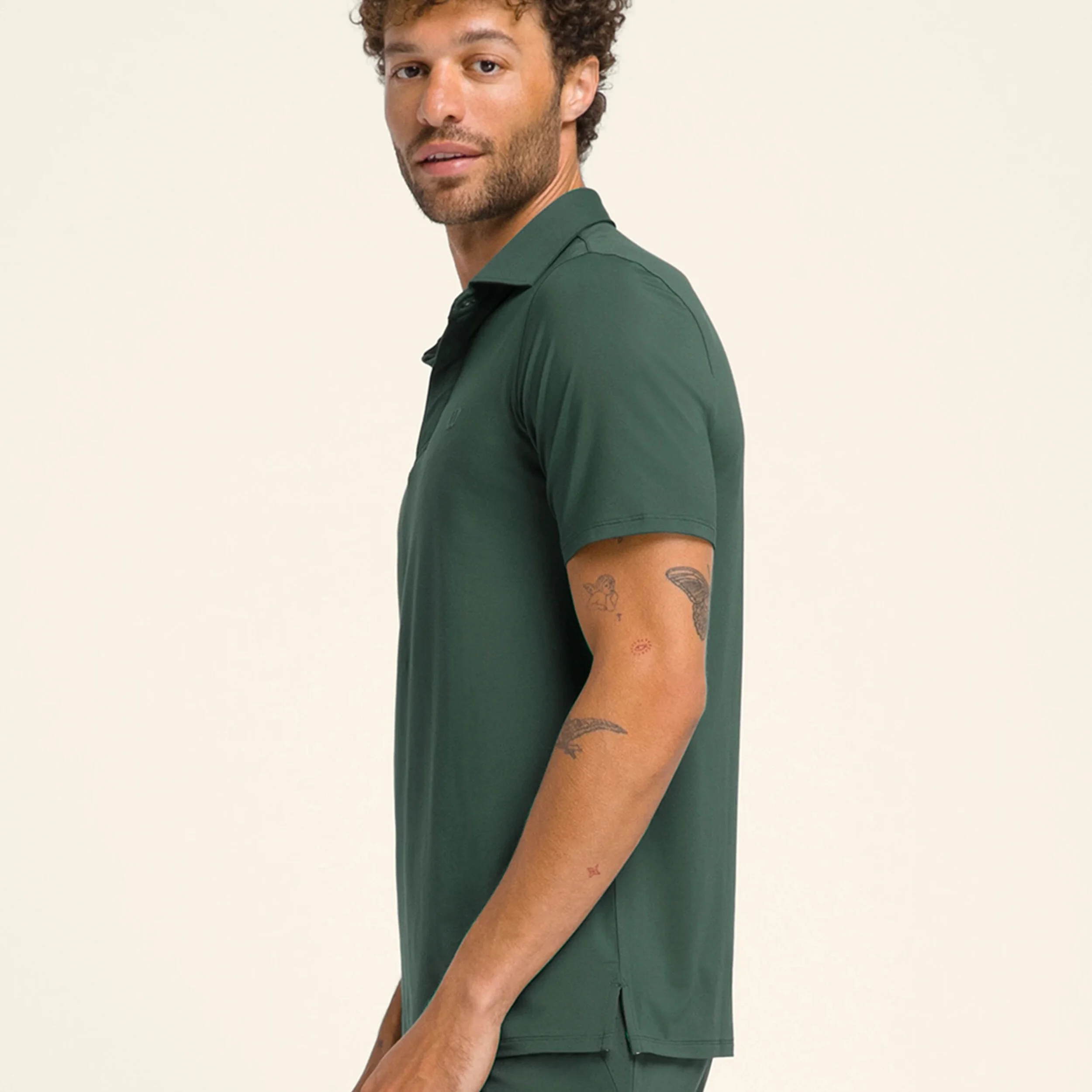Wilson League Polo Hommes - Vert Foncé