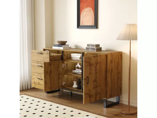 Armoires de rangement, buffets, commodes avec tiroirs et portes, design color block