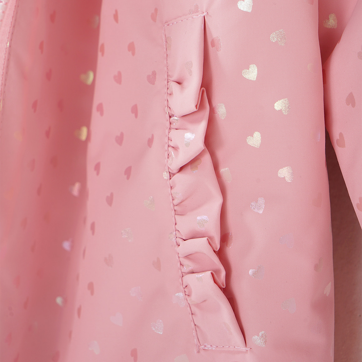 Topolino Mädchen 3-in-1 Jacke mit Herzen rosa