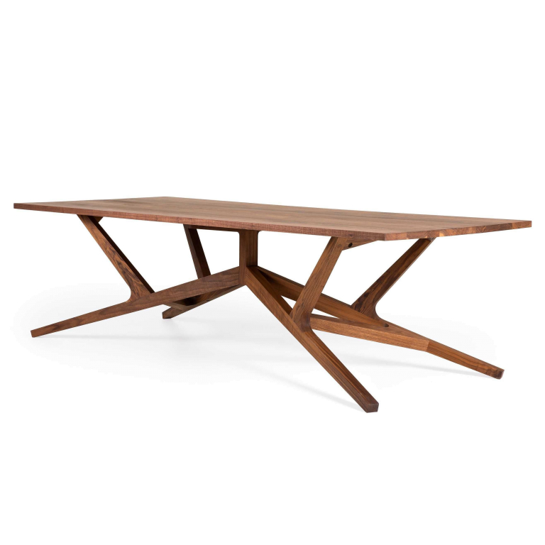 Moooi Liberty eettafel 260x110 walnoot