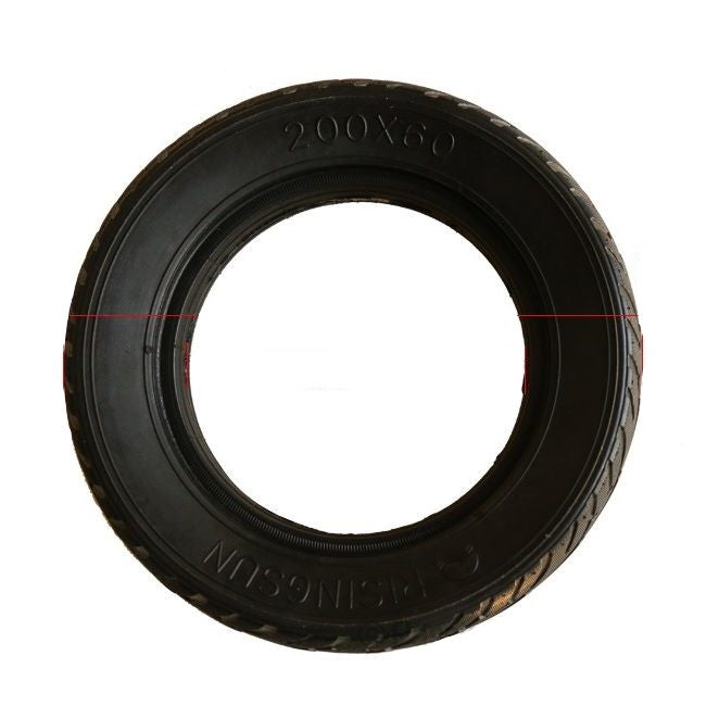 Pneu Plein 8 pouces (8x2\/200x60) Increvable pour Trottinette Électrique Dualtron Raptor et Zero 8