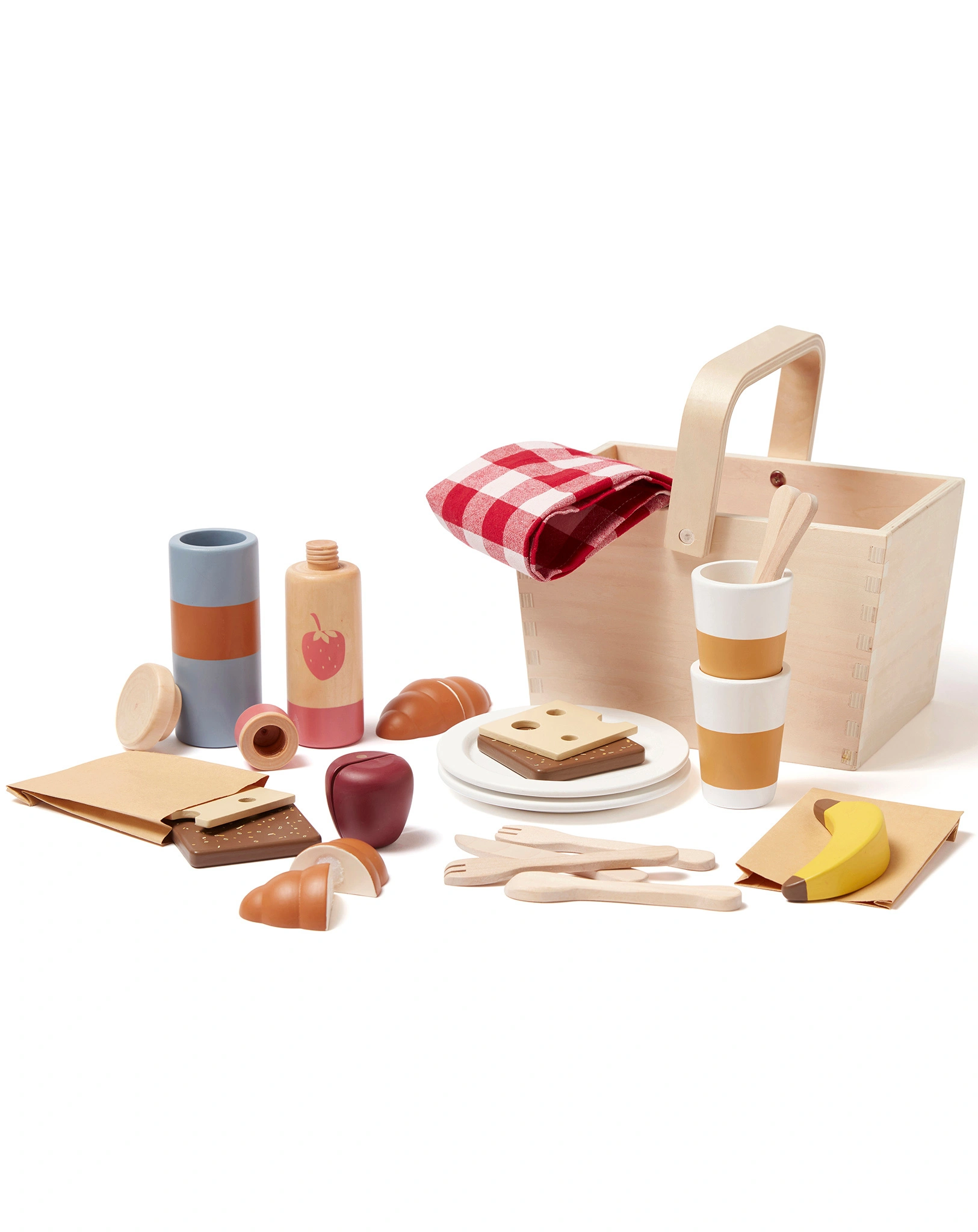 Picknick-Spielset SNACK TIME 24-teilig in bunt