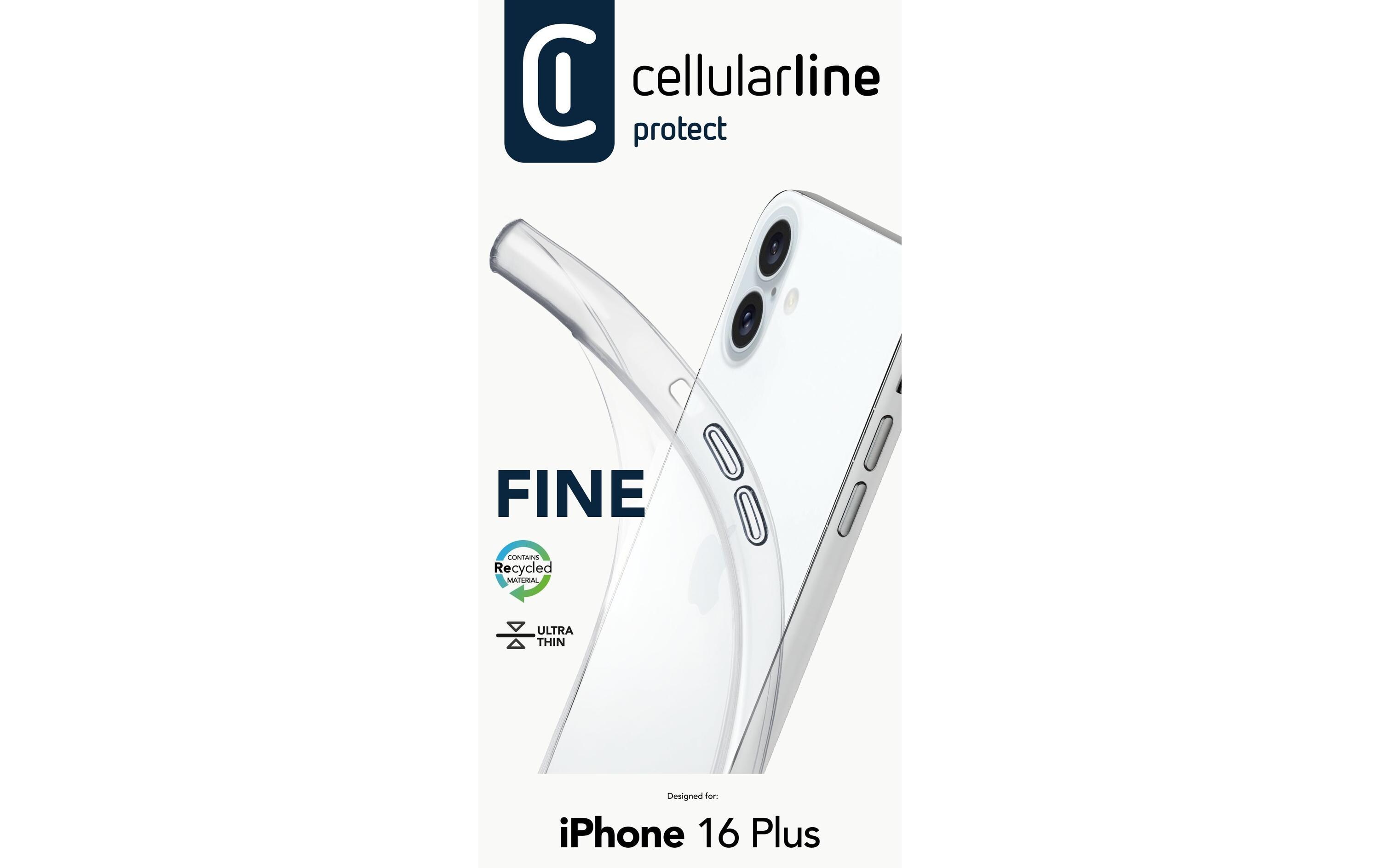 Back Cover Rubber Case iPhone 16 Plus ClearSchutzhülle für das Apple iPhone 16 Plus