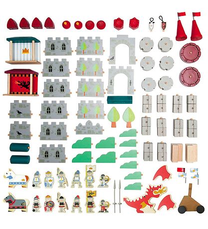 Tender Leaf Holzspielzeug - Das Königsschloss - Groß Spielset
